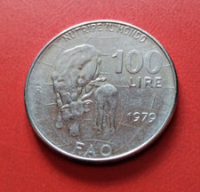 Monnaie Italie 100 Lire 1979 R FAO  KM#106  [1650]