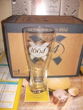 6 verres bière 1664 nouveau