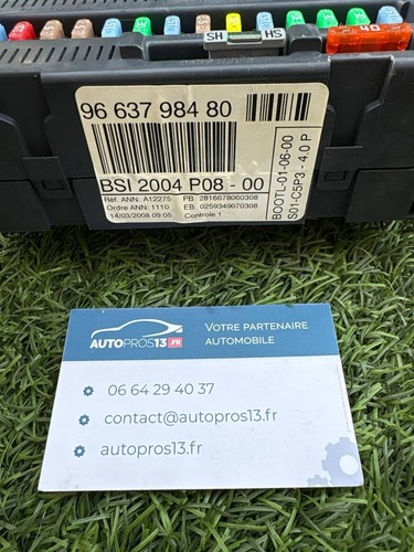 Boitier bsi fusible - fusible, module