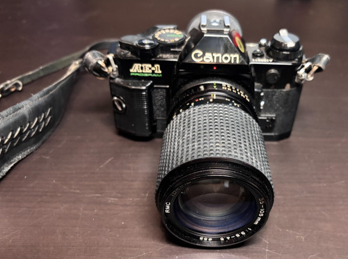 Canon program black - ae-1, 35mm
