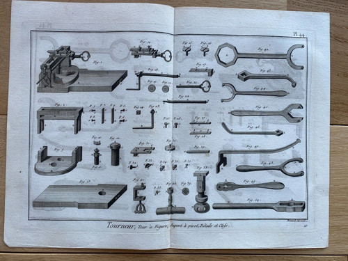 Gravure sur cuivre - , originale