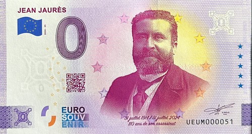 Billet euro jean jaures - billet,
