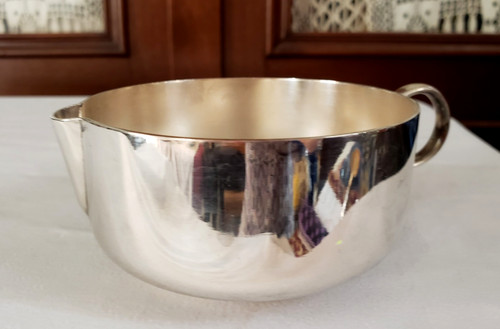Cremier pot lait métal - a,