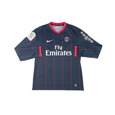 Maillot football vintage domicile Paris Saint-Germain #3 Sakho saison 2009-2010 
