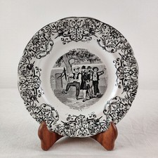 Assiette parlante faïence - faïence, de