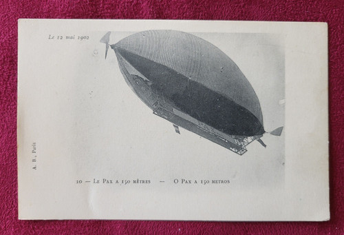 Carte postale dirigeable - carte,