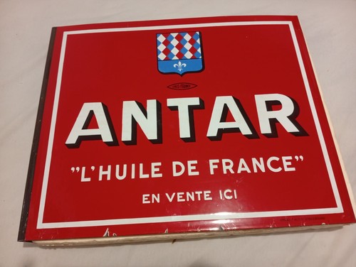 Plaque émaillée antar - plaque, en