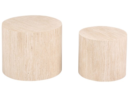 Lot tables basses rondes - lot,