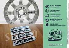 4 Stickers Autocollants Speedline Jantes Wheels PTS 205 309 GTi 106 XSi