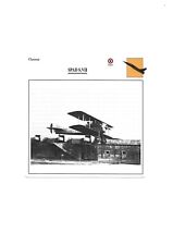 SPAD S. VII Avion Chasseur / Fiche AVIATION