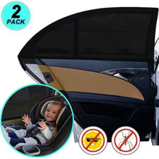 2 PC Pare Soleil Auto Chaussette rideaux Voiture Protection Anti UV Vitre Enfant