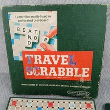 Vintage Voyage Travel Scrabble