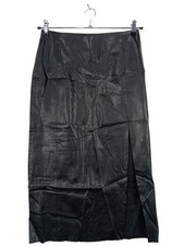 ZARA Jupe en cuir synthétique