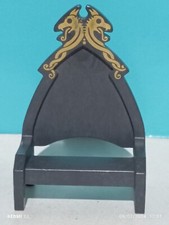 PLAYMOBIL TRÔNE VIKING VIKING GAULOIS ROI ROIS REF 3154 FORTERESSE BASTION