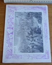 Ancien Protège-cahier Couverture "CHARLEMAGNE - SOUMISSION DE WITIKIND"