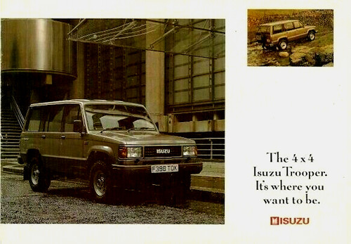 Isuzu trooper 1989 1991 - trooper, 1989-1991