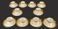 Superbe série de 10 tasses à