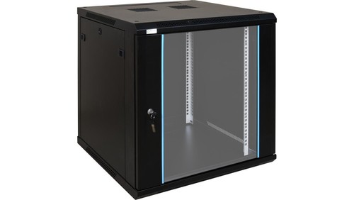 Armoire murale 12u noire - armoire,
