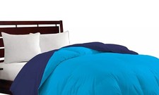 Couette duvet double face douce chaude rembourrage 300 gr