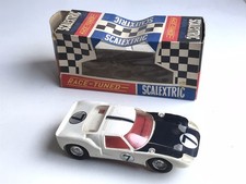 Voiture de Circuit SCALEXTRIC FORD GT C77 Made in Hong Kong vintage slot car