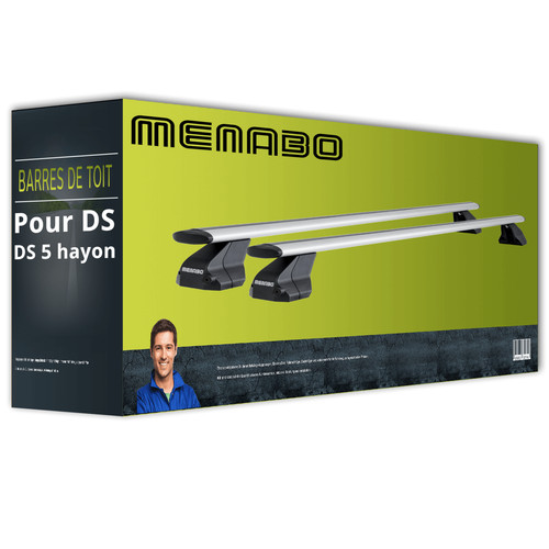 Barres toit aluminium pour - de,