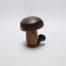 champignon en bois sculpture