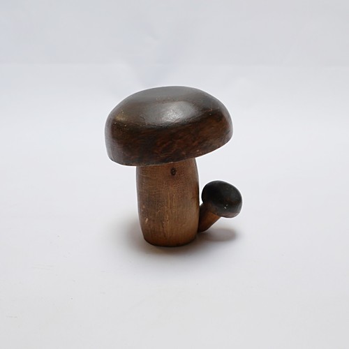 Champignon bois sculpture - champignon, en