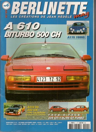 Berlinette mag alpine a310 - mag,