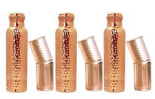 Bouteille d'eau en cuivre pur