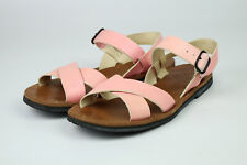 SS 2009 BERNHARD WILLHELM X CAMPER TOGETHER pink leather gladiator sandals