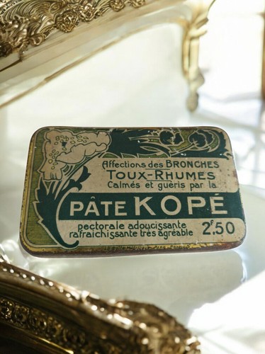 Boîte ancienne pâte - pâte, kopé