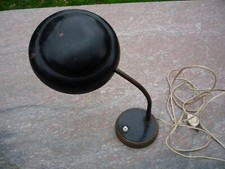 Lampe champignon métallique,bras flexible /art déco