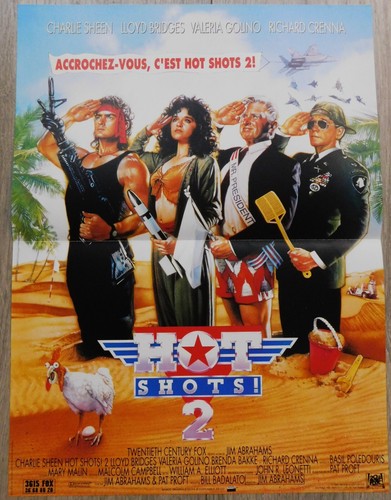 Hot shots affiche - shots, 2