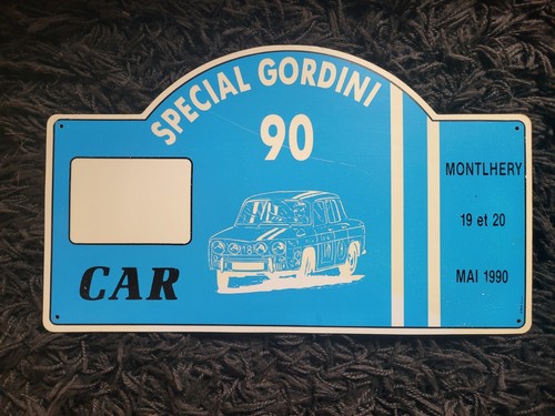 Plaque rallye plastique - plaque, de