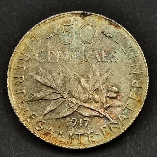 Centimes semeuse 1917 - centimes,