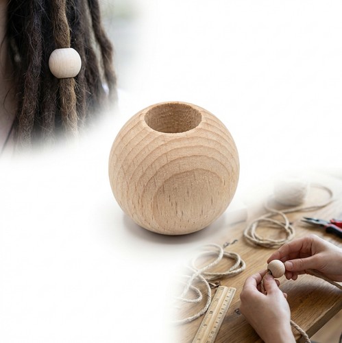 Boule bois cm avec - de,