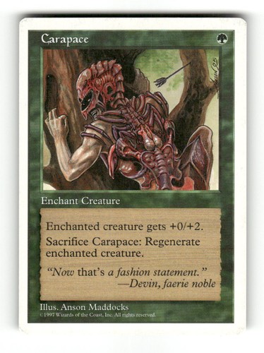Carapace common fifth edition - common,