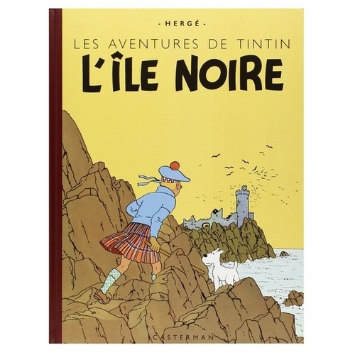 Tintin album île - l'île, noire