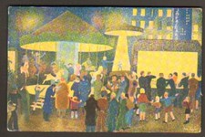 MANEGE FORAIN CHEVAUX de BOIS , par Y. CURSI 1938-1939