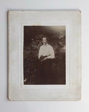 Femme enceinte maternité portrait nature élégante - Photo ancienne snapshot