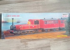 Maquette Train Complete 1872 Vulcan Saddleback Locomotive 1:45 Minicraft 