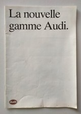 1983 Audi Nouvelle Gamme 80 - GTE - Coupé  100 200 Quattro French Sales Brochure