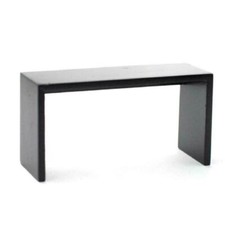 Maison de Poupées Moderne Noir Console Table Contemporain Entrée Meuble de Salon