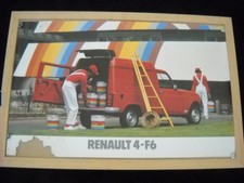 AFFICHE POSTER RENAULT 4 F6 - R4 F6