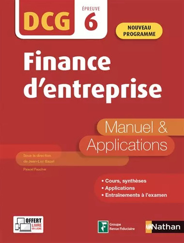 Finance entreprise dcg 6 - finance, d'entreprise