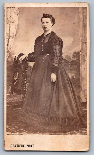 Cdv 1870 ardèche femme - 1870,
