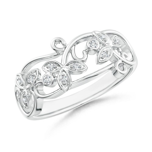 Anneau diamant vintage - diamant, à