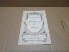 ORFEVRERIE D'ART MIELE  et Co ancien catalogue illustré 1911