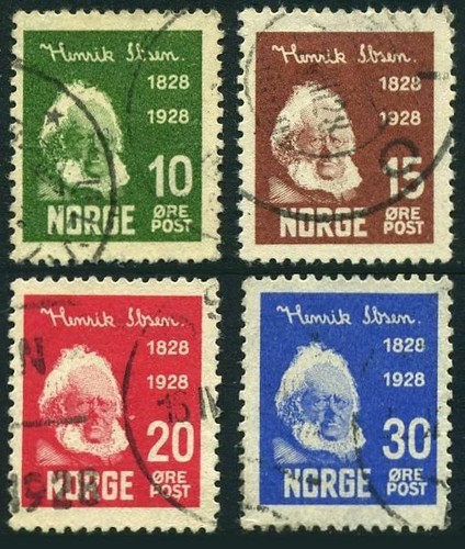 Norway 132 135 used - norway, 132-135,used.michel