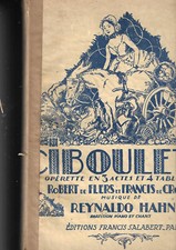 CIBOULETTE OPERETTE EN 3 ACTES